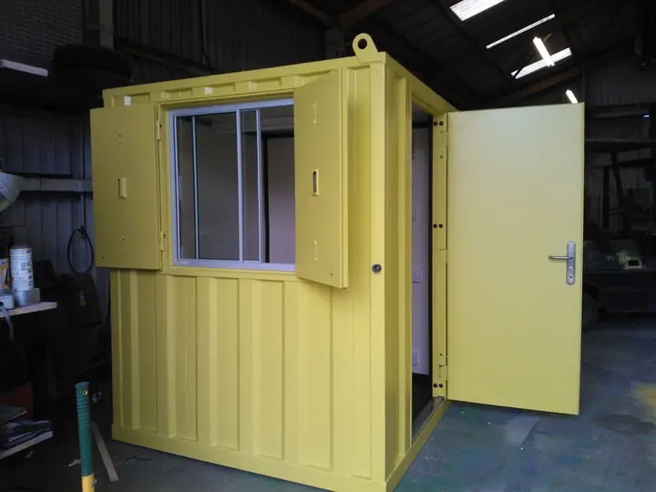 Real photo: gatehouse container conversion