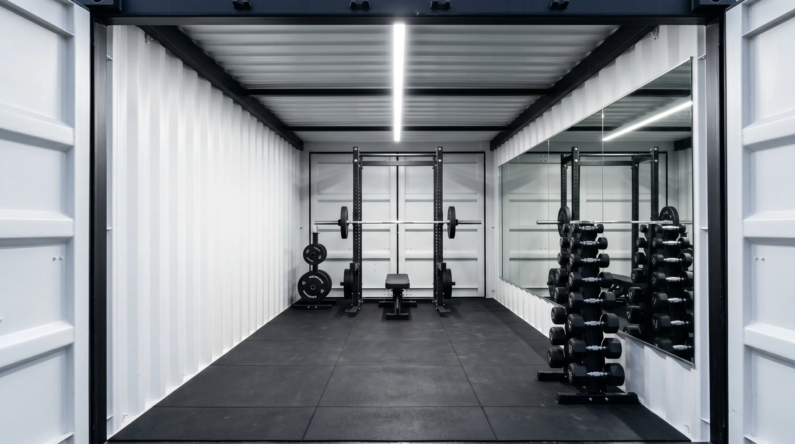 Container gym conversion